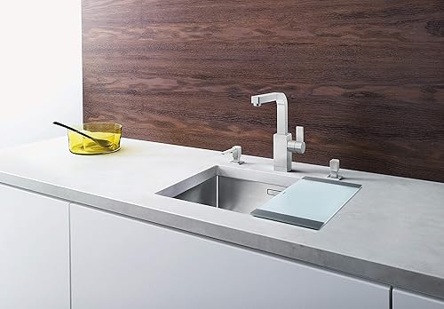 Miniatura 6 de 521581 Blanco Claron - Fregadero para cocina (acero inoxidable, 700 U, satinado)