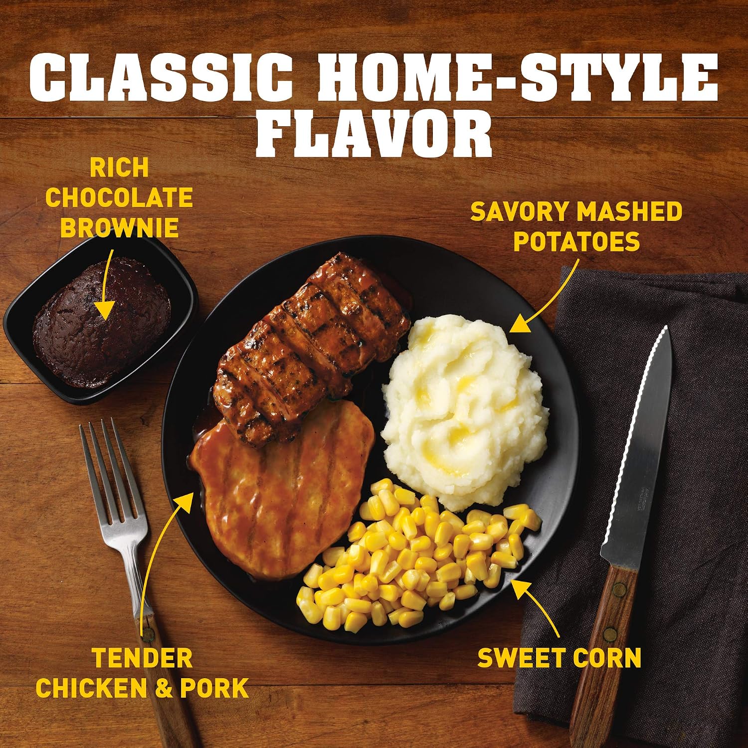 Hungry-Man Smokin' Backyard Barbeque, 15.25 Oz