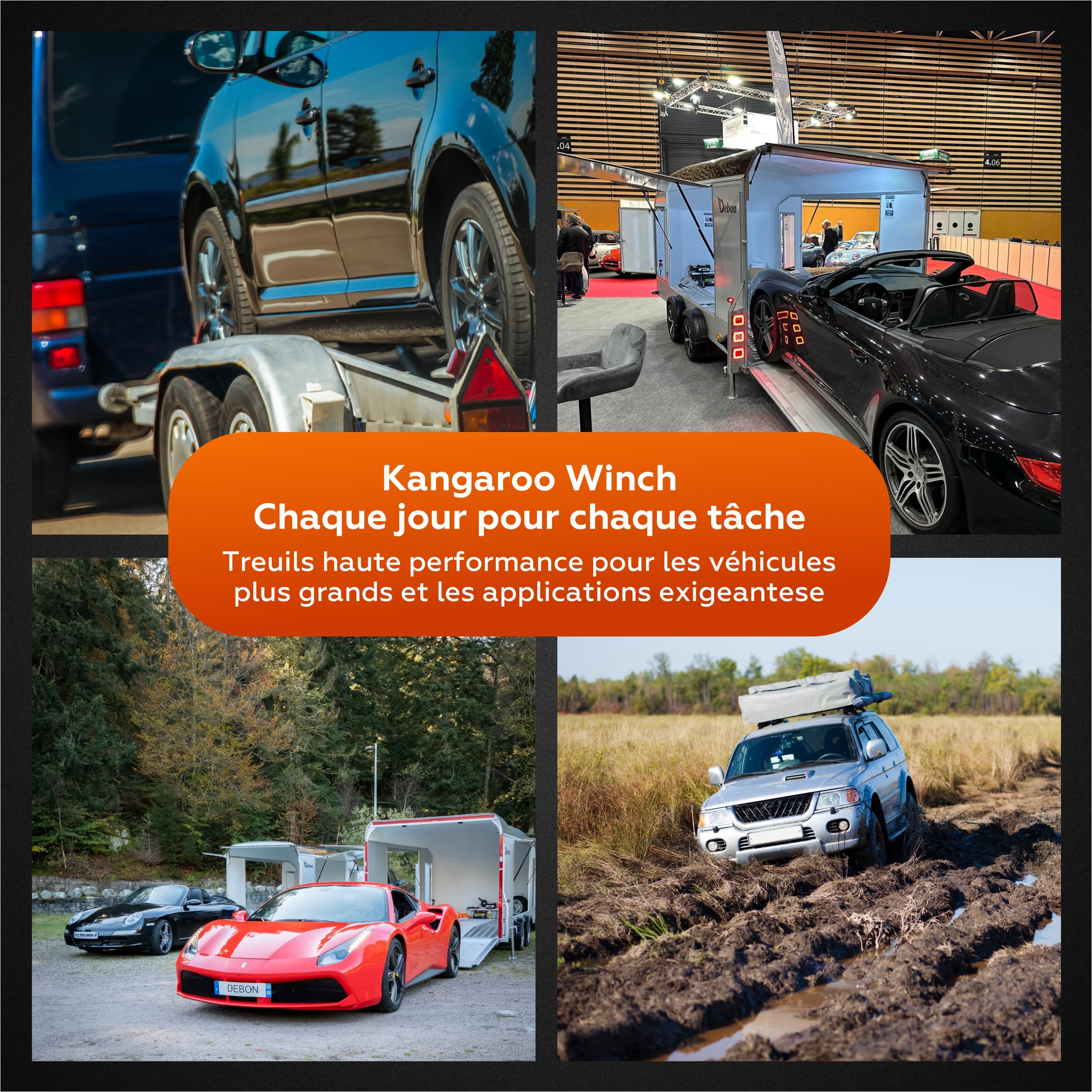 Treuil Electrique 12v Universel 6000 lbs / 2722 kg | Puissant et Compact avec Câble Acier et Télécommande - Construction Fiable pour Voiture, Quad et Défis Offroad (K6000)