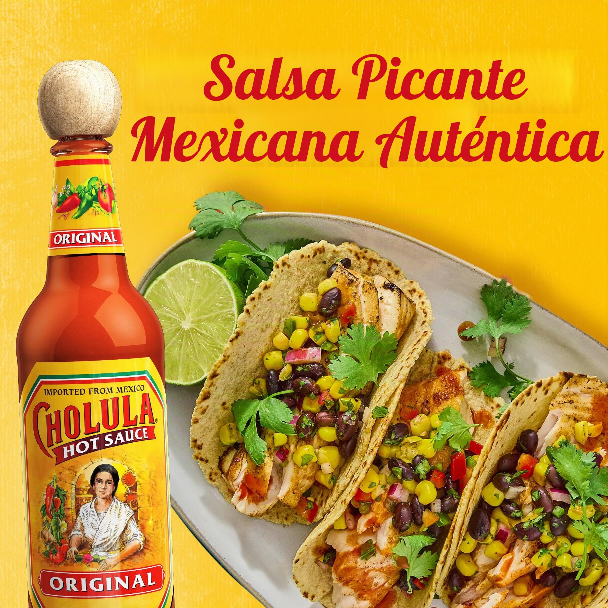 Cholula Original Hot Sauce, 150ml, Pack of 12,680197