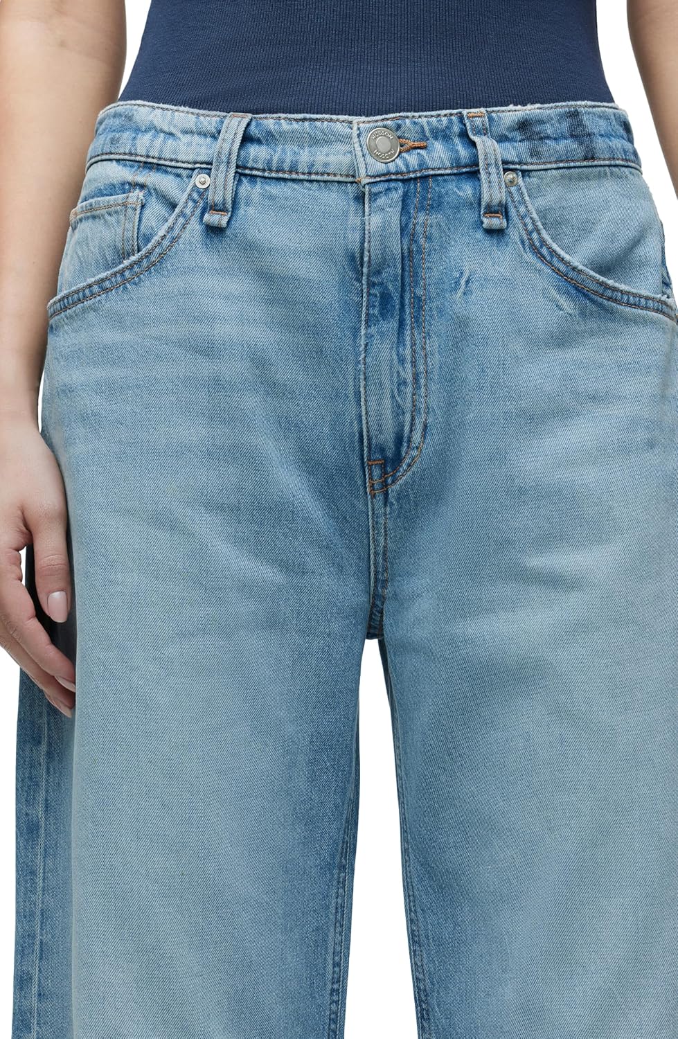 Hudson Womens Jodie High Rise Loose Fit Wide Leg Jean image 5