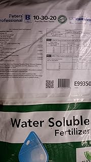 Peter's 10-30-20. 1/2 Pound. Blossom Booster Water Soluble Fertilizer with Micro Nutrients.