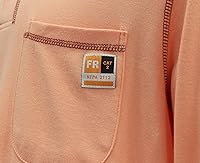 Vista 16 de KONRECO Camisas FR para hombres de manga larga Henley 7oz 100% algodón FRC camisa de soldadura de ropa