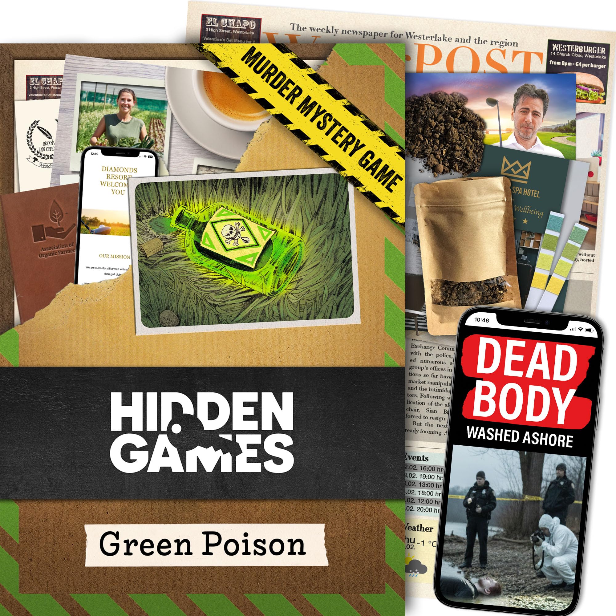 Hidden Games Crime Scene Case No. 3 Green Poison (britische Ausgabe)