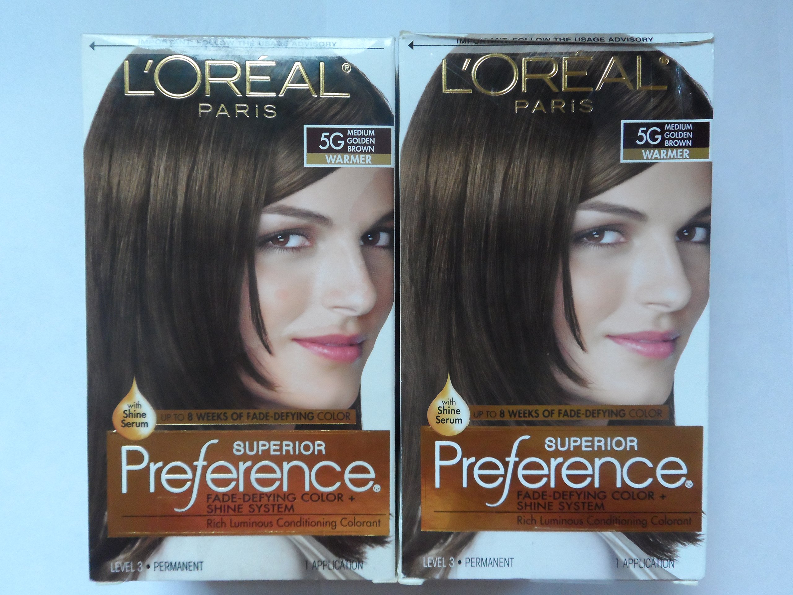 L’Oréal ParisL'Oreal L'Oreal Superior Preference G Golden Brown Each Pack of 2 Multi
