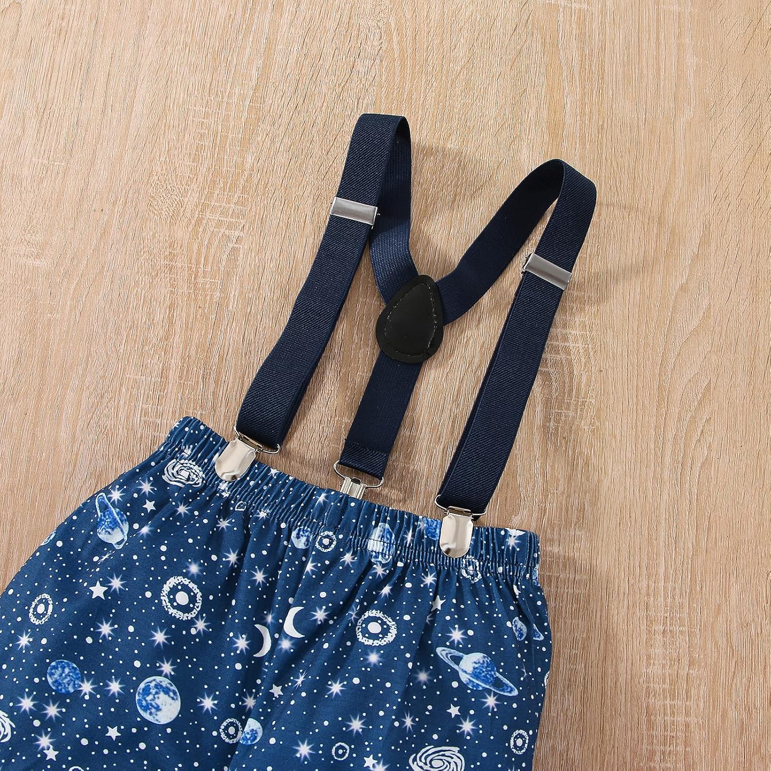 Baby Boy Funny First Birthday Clothes Infant Clothes Bow Tie Dinosaur Themed Romper Pants Set Suspenders - Image 6