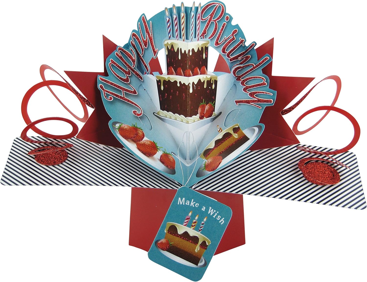 Second Nature Cake and Candles Design Pop-Up Birthday Card