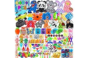 Kiss Monkey 640 PCS Prize Treasure Box Toys for Class Party Favors