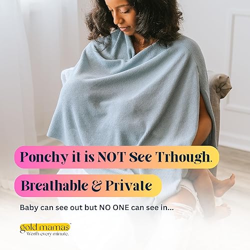 Miniatura 2 de Cubierta Transpirable para Lactancia para Amamantar - Cubiertas de Lactancia con Privacidad - Artículos Esenciales Imprescindibles para Recién