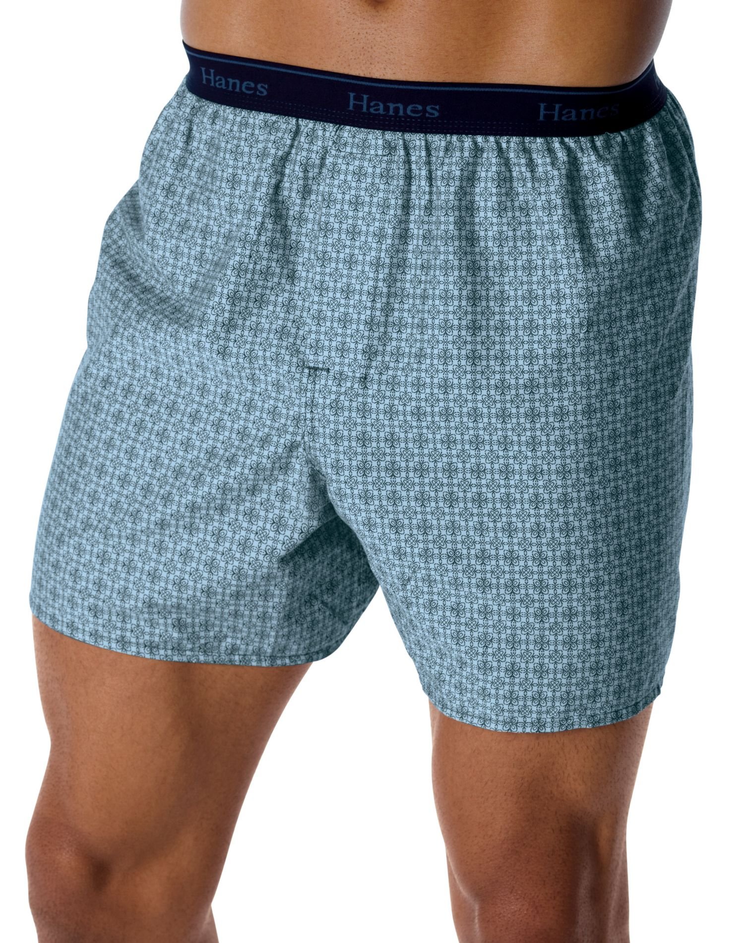 Hanes Ultimate Men's 4-Pack Classics Woven Printed Boxers