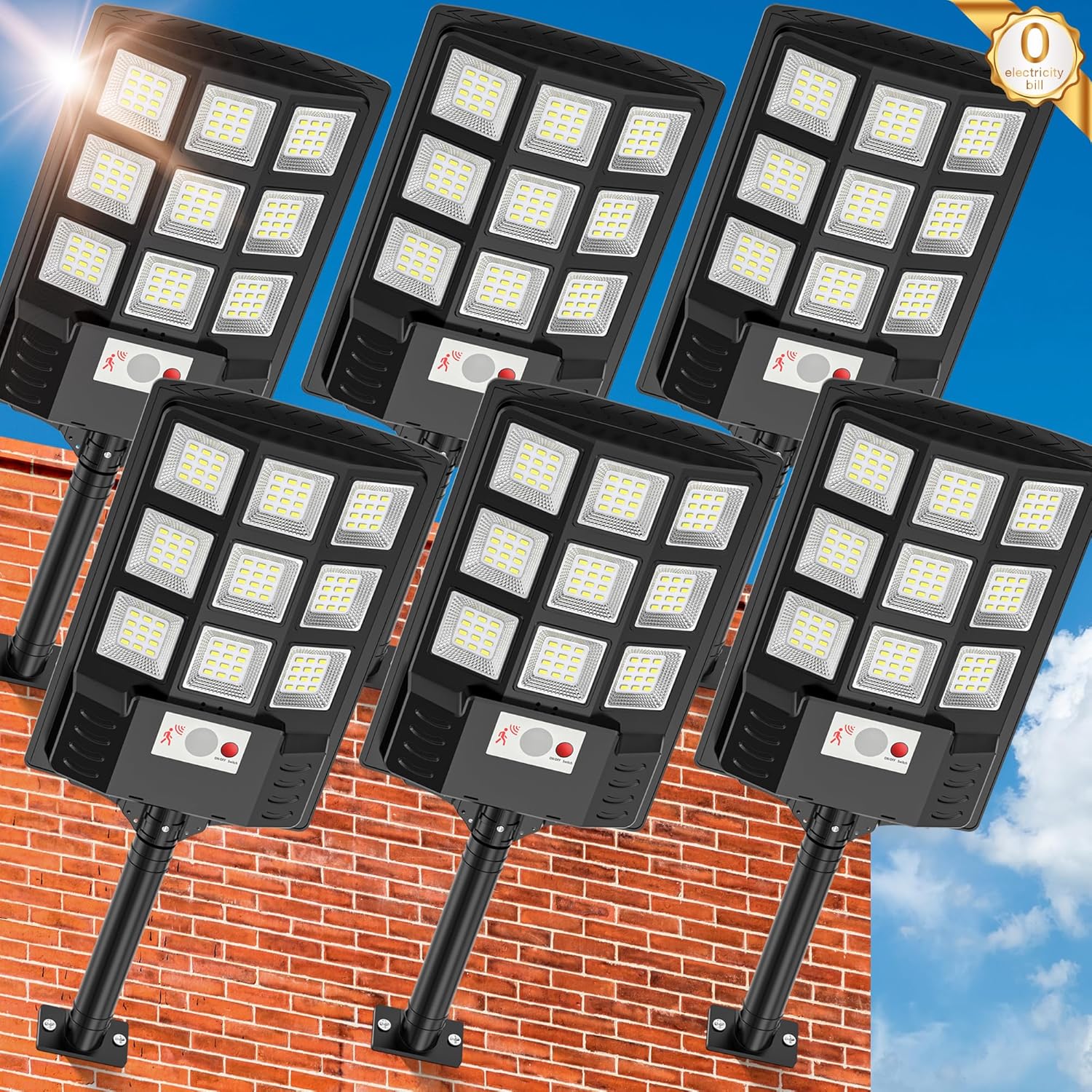 Surprising Brightness: 300K Lumens Solar Light for Commercial Parking Lots