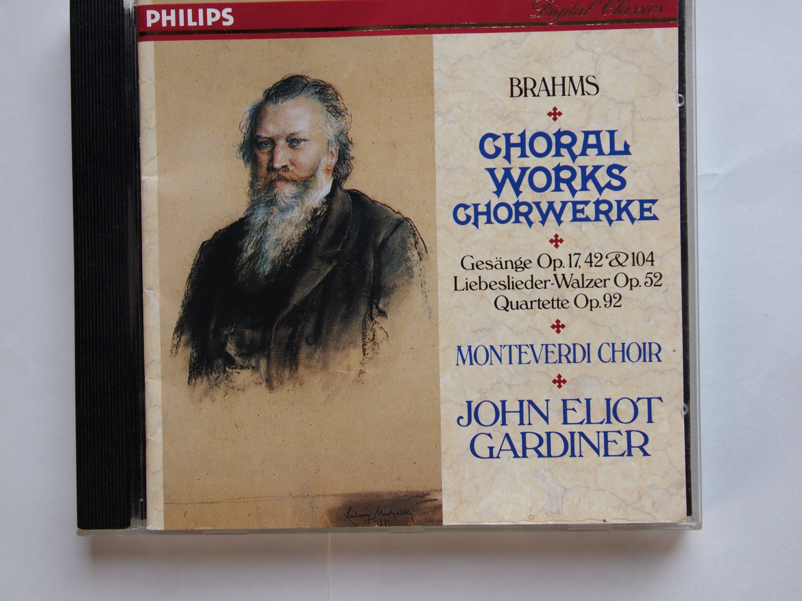 Choral Works [Audio CD] Brahms; Gardiner and Monteverdi Choir