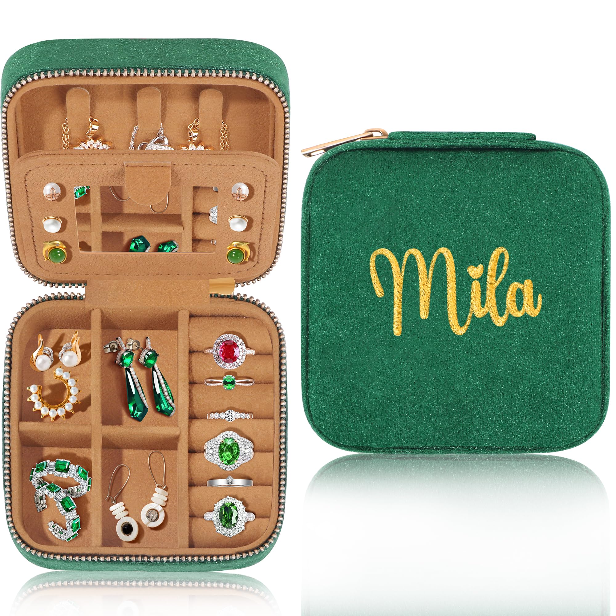 JSTUMBJstum Mila Personalized Jewelry Box For Women's 18th Birthday Gift