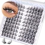 Manga Lash Clusters Spiky Cluster Eyelash Extensions Cat Eye Anime Individual Lashes Natural Lash Extension Clusters Wispy Eyelash Clusters 120 Pcs CD-Curly Cluster Lashes by Mavphnee