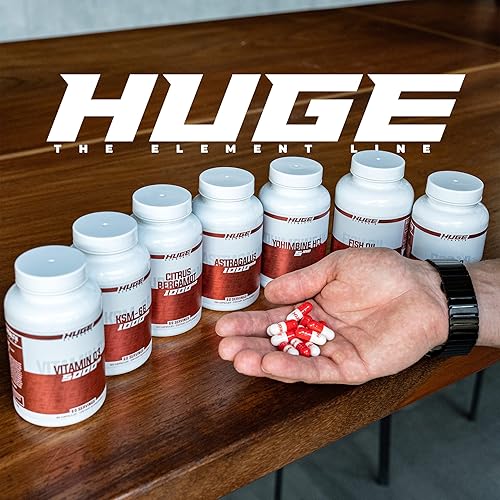 Miniatura 7 de Huge Supplements Cúrcuma, 1000 mg de extracto puro de raíz de cúrcuma por porción, 95% curcuminoides, suplemento antioxidante, sin OMG, sin gluten,