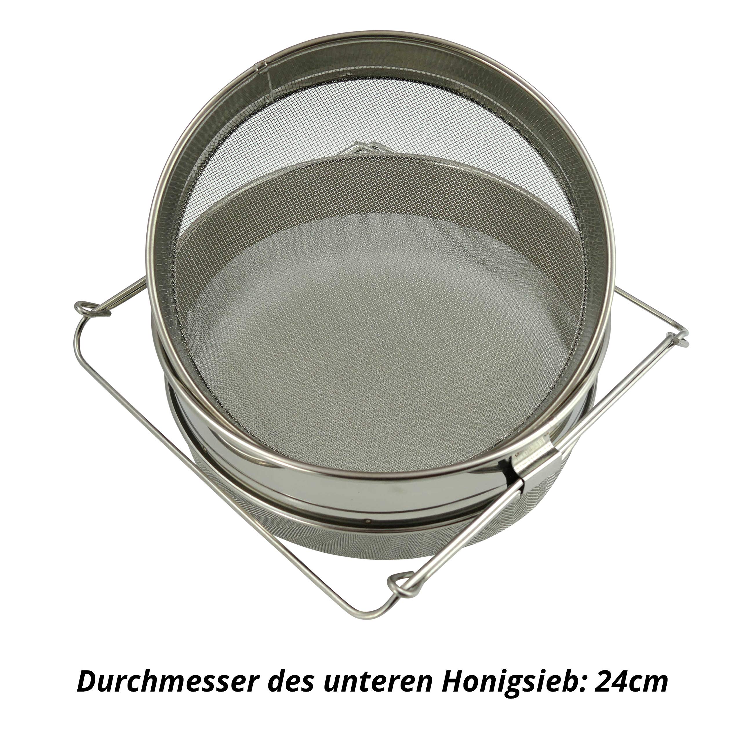 2 Pièces Acier Inoxydable Double Passoire à Miel Apiculture Apiculteur Filtre Extraction De Miel Trich Passoire A Miel Filtre A Miel 81250290