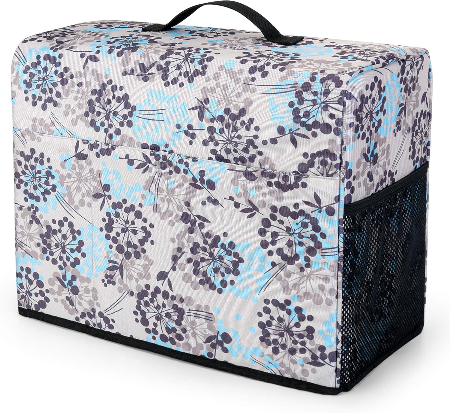 CURMIO Sewing Machine Dust Cover, Protective Cover Compatible with Most Standard Singer and Brother Sewing Machine, Dandelion (Patented Design)