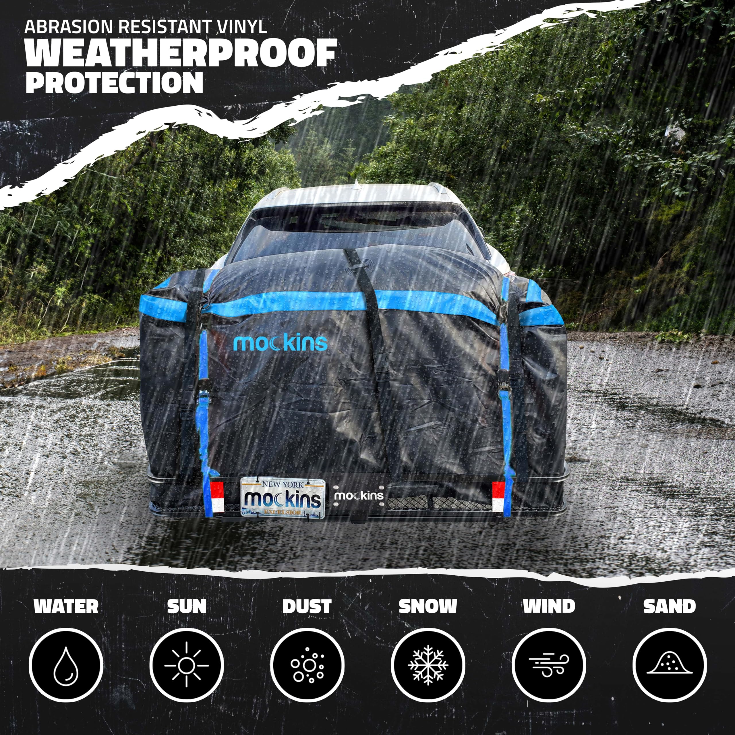 60x24x6 XL Heavy Duty Trailer Hitch Cargo Carrier Hitch