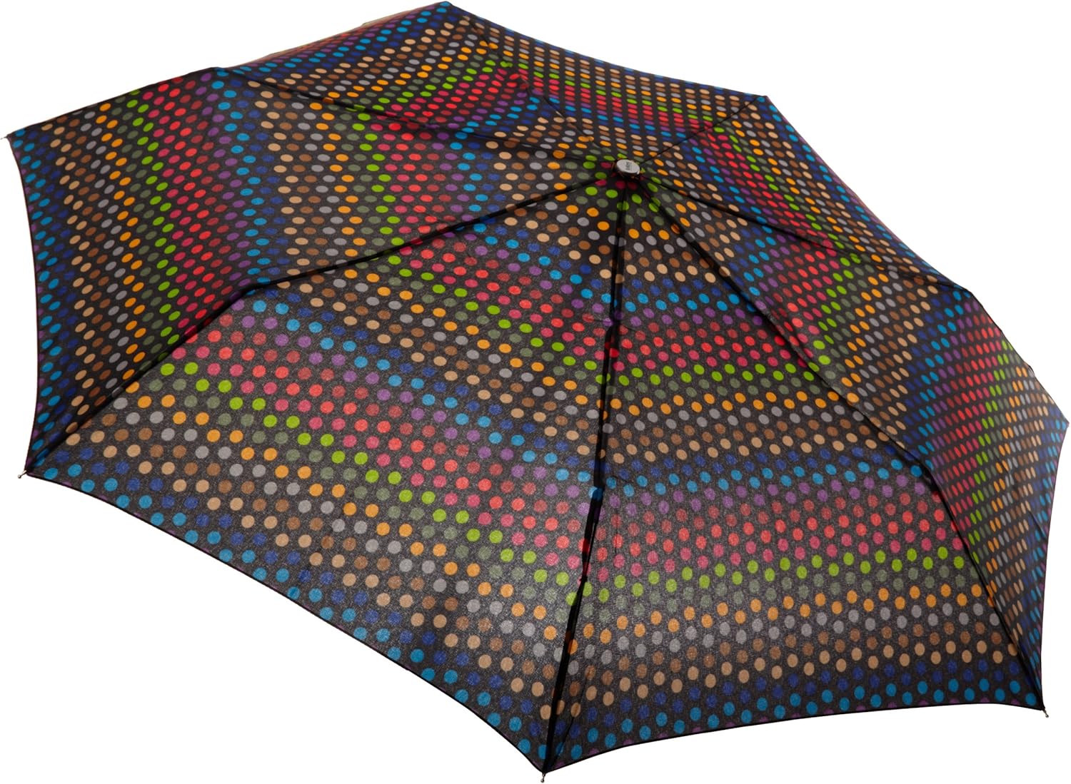 totes Classics 3 Section Auto Open Close Compact Umbrella