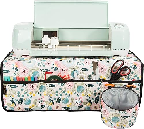 Miniatura 27 de PACMAXI Almohadilla para máquina de coser para mesa con bolsillos, tapete resistente al agua, organizador para accesorios de máquina de coser