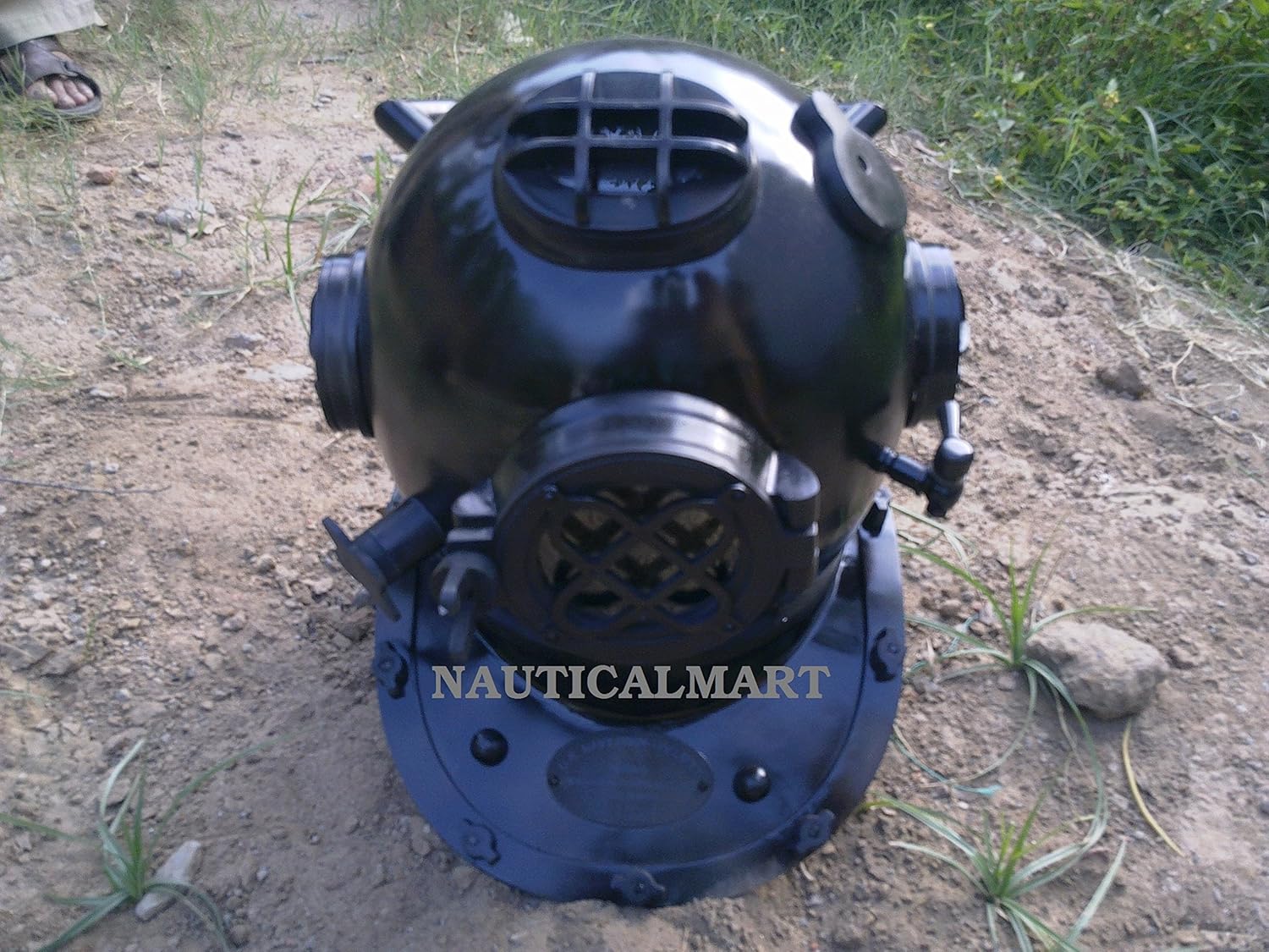 Morse Divers Helmet U.S Navy Mark V Copper Full Size 18"