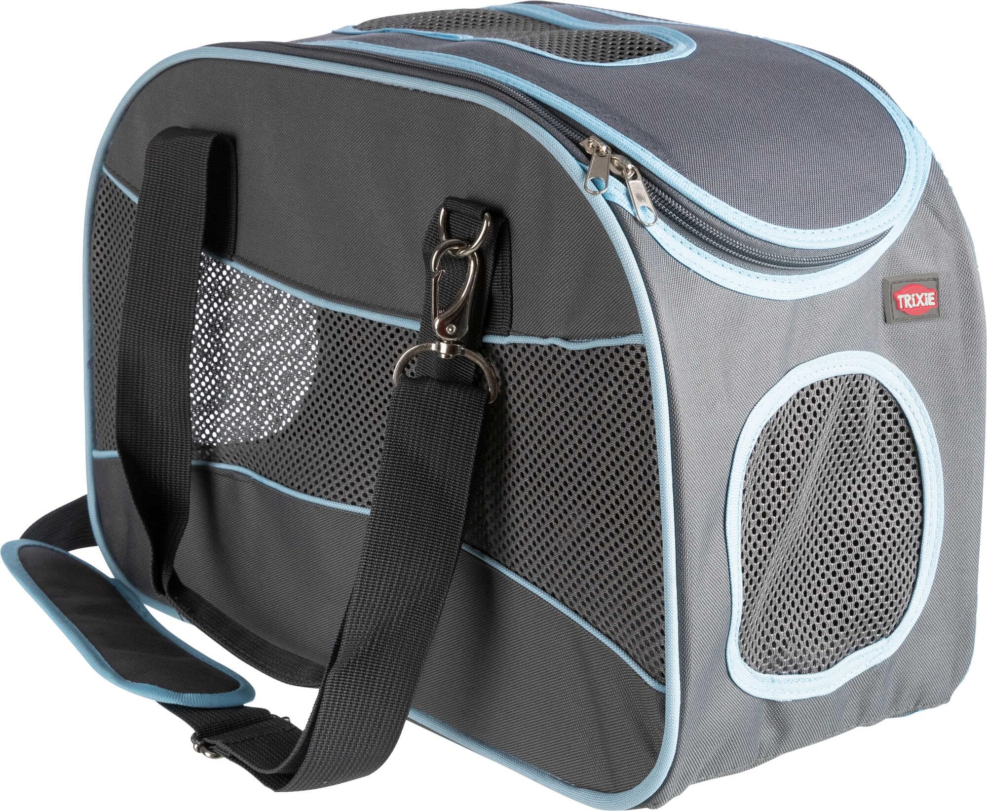 TRIXIE 28856 - Borsa Alison, 20 × 29 × 43 cm, Grigio/Blu