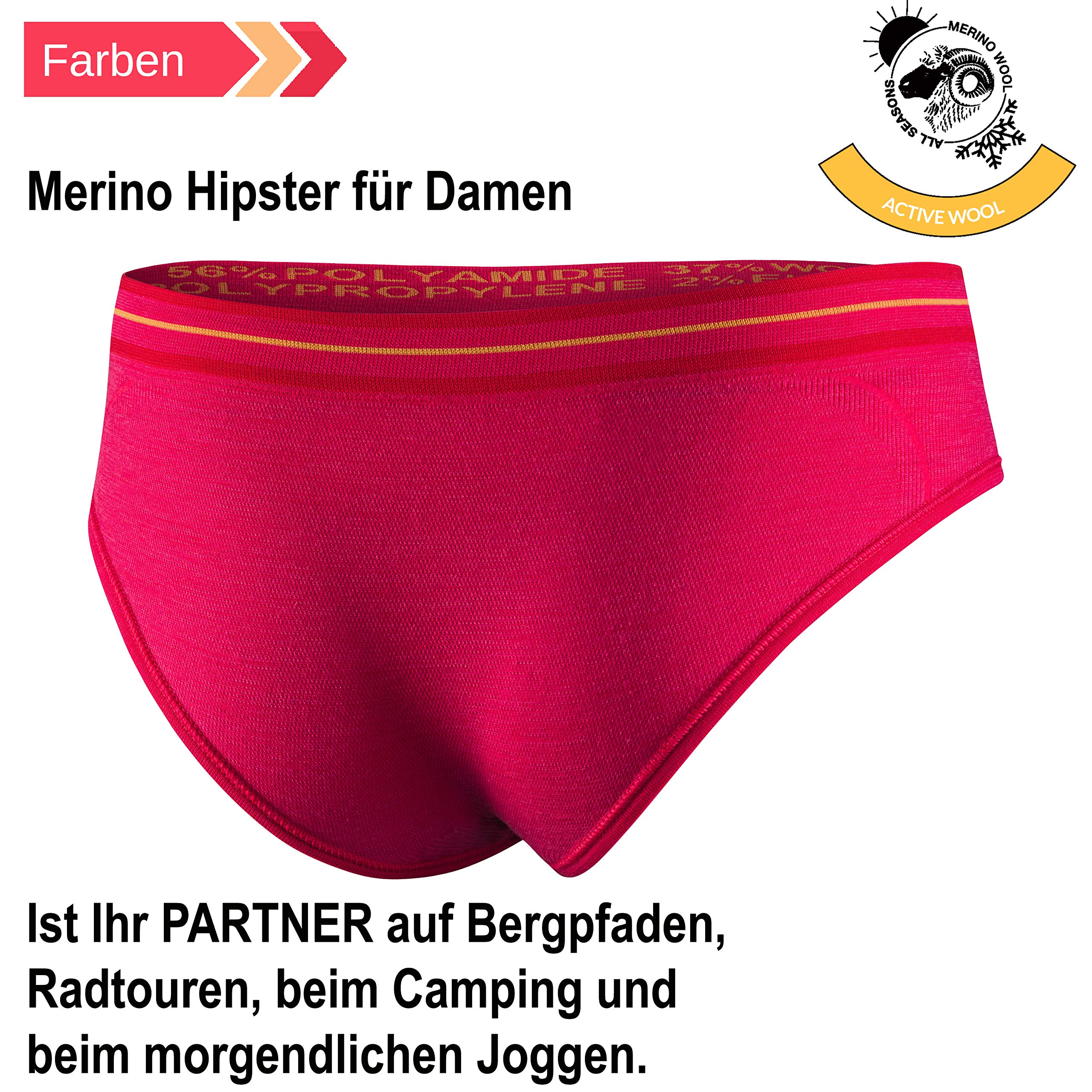 BRUBECK Culotte fonctionnelle pour Femmes framboise S