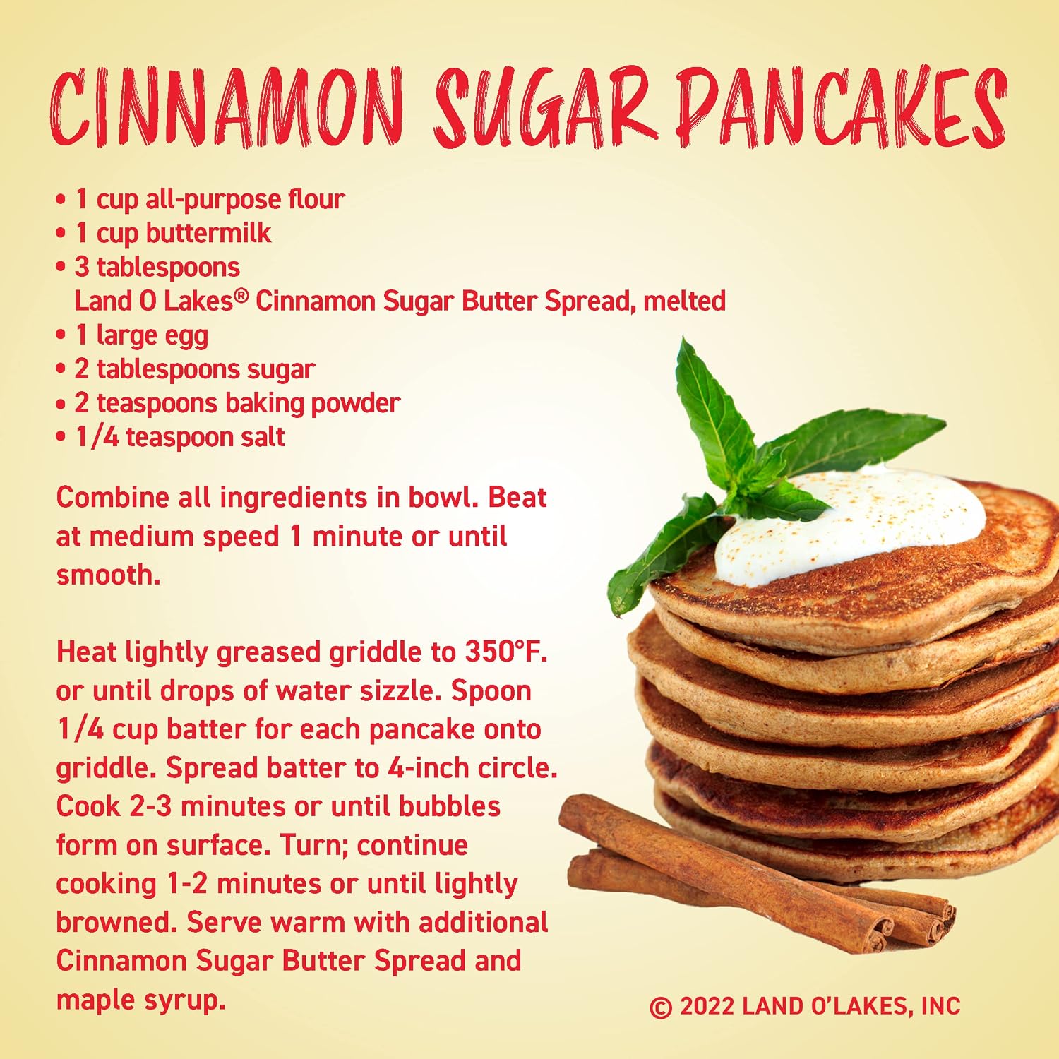 Land O Lakes® Cinnamon Sugar Butter Spread, 6.5 oz Tub