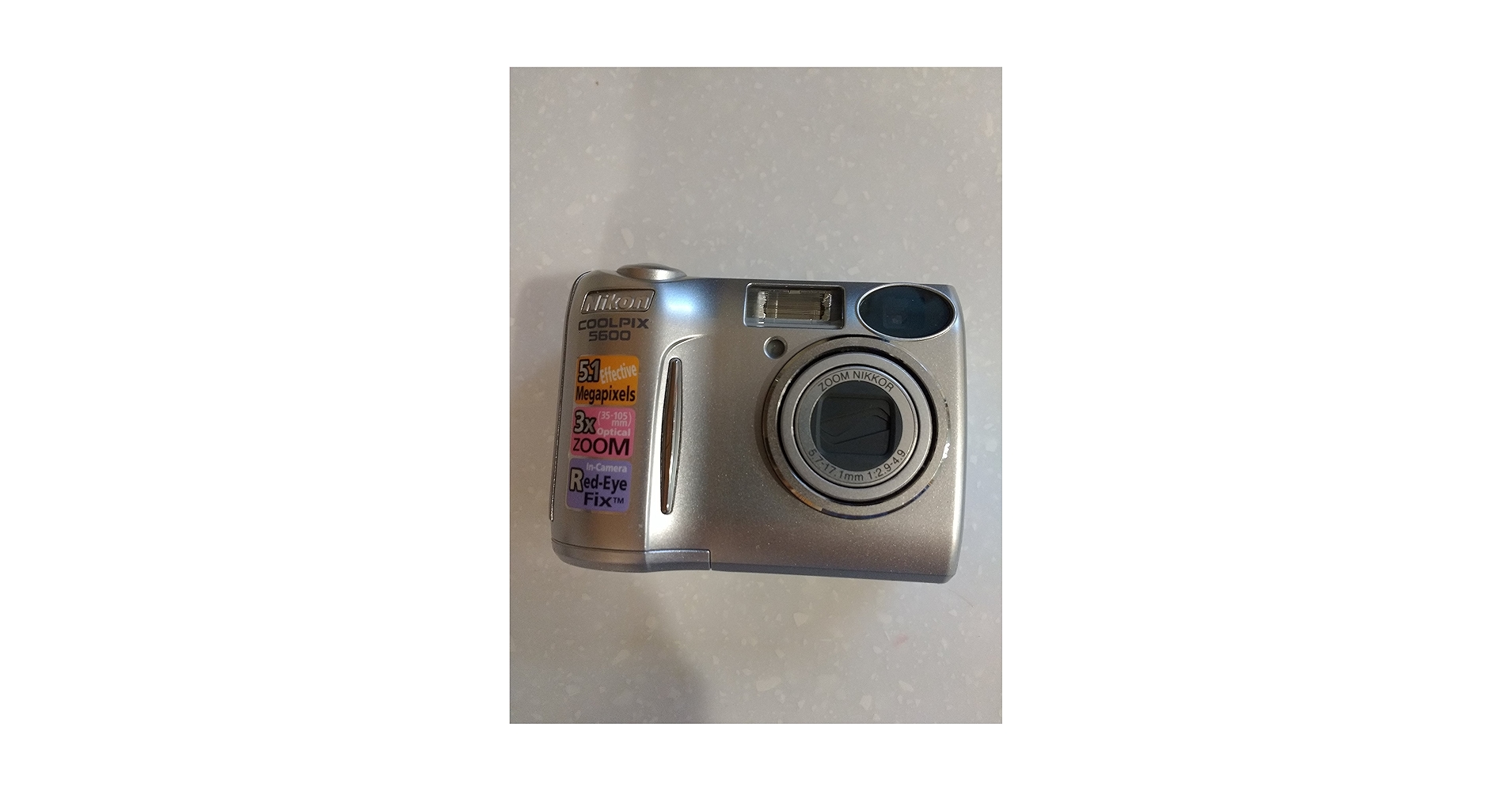 Amazon.com : Nikon Coolpix 5600 5MP Digital Camera with 3x
