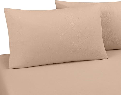 Miniatura 1 de Juego de sábanas de franela 100% algodón (individual, cuadros salvia)