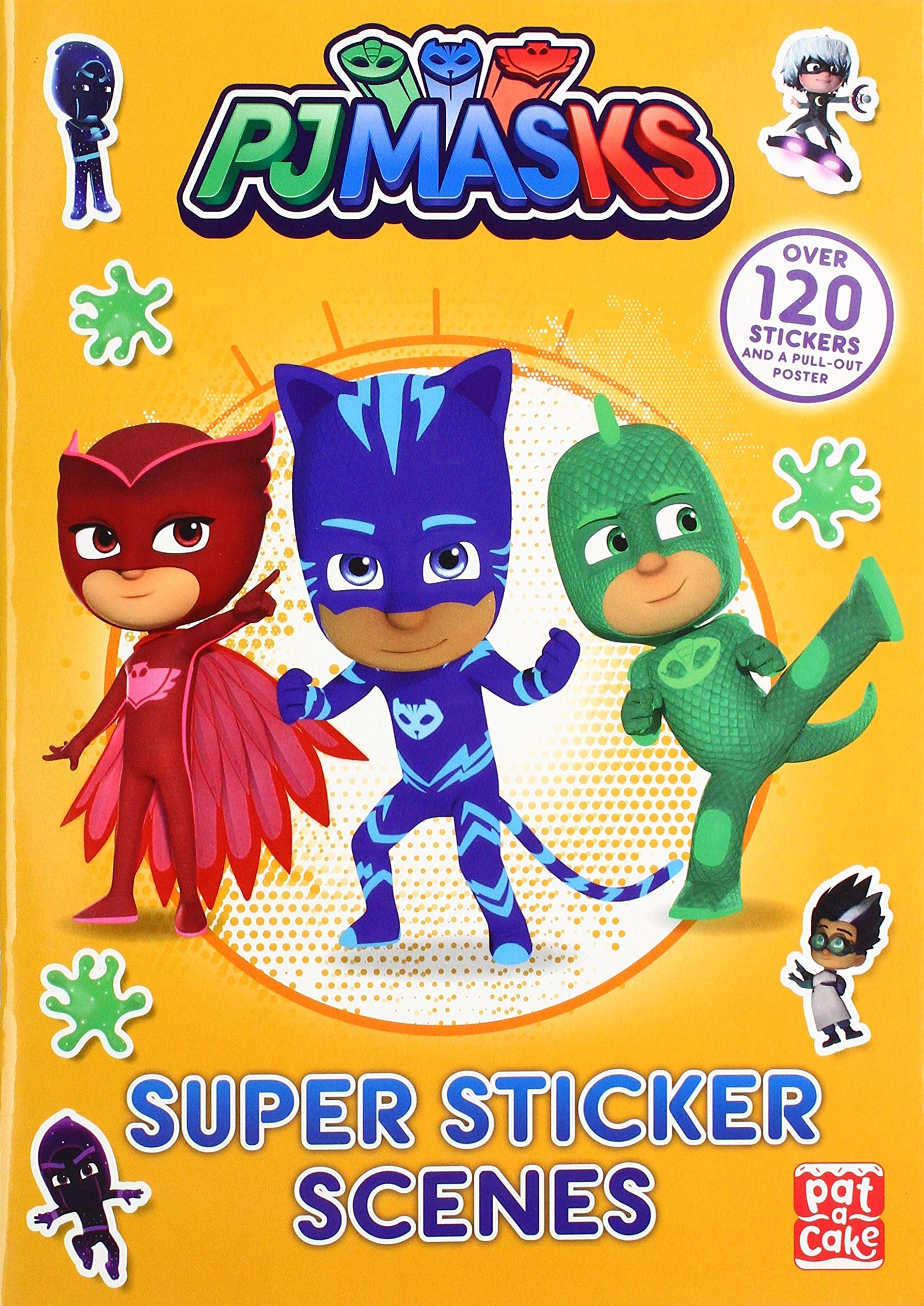 PJ Masks: Super Sticker Scene Book Paperback – 11 July 2019