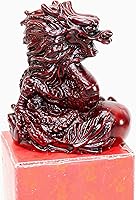Vista 1 de Poderoso Dragón - Figura coleccionable japonesa china asiática roja pisapapeles