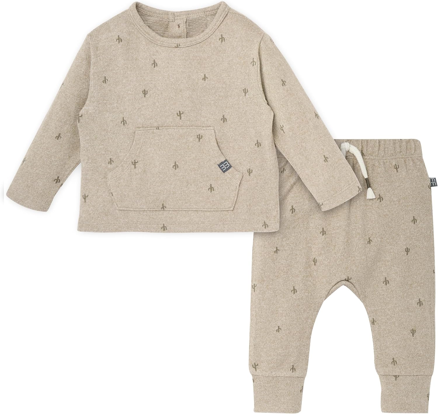 Modern Moments by Gerber baby-boys Hacci Pants Set With Kanga Pocket