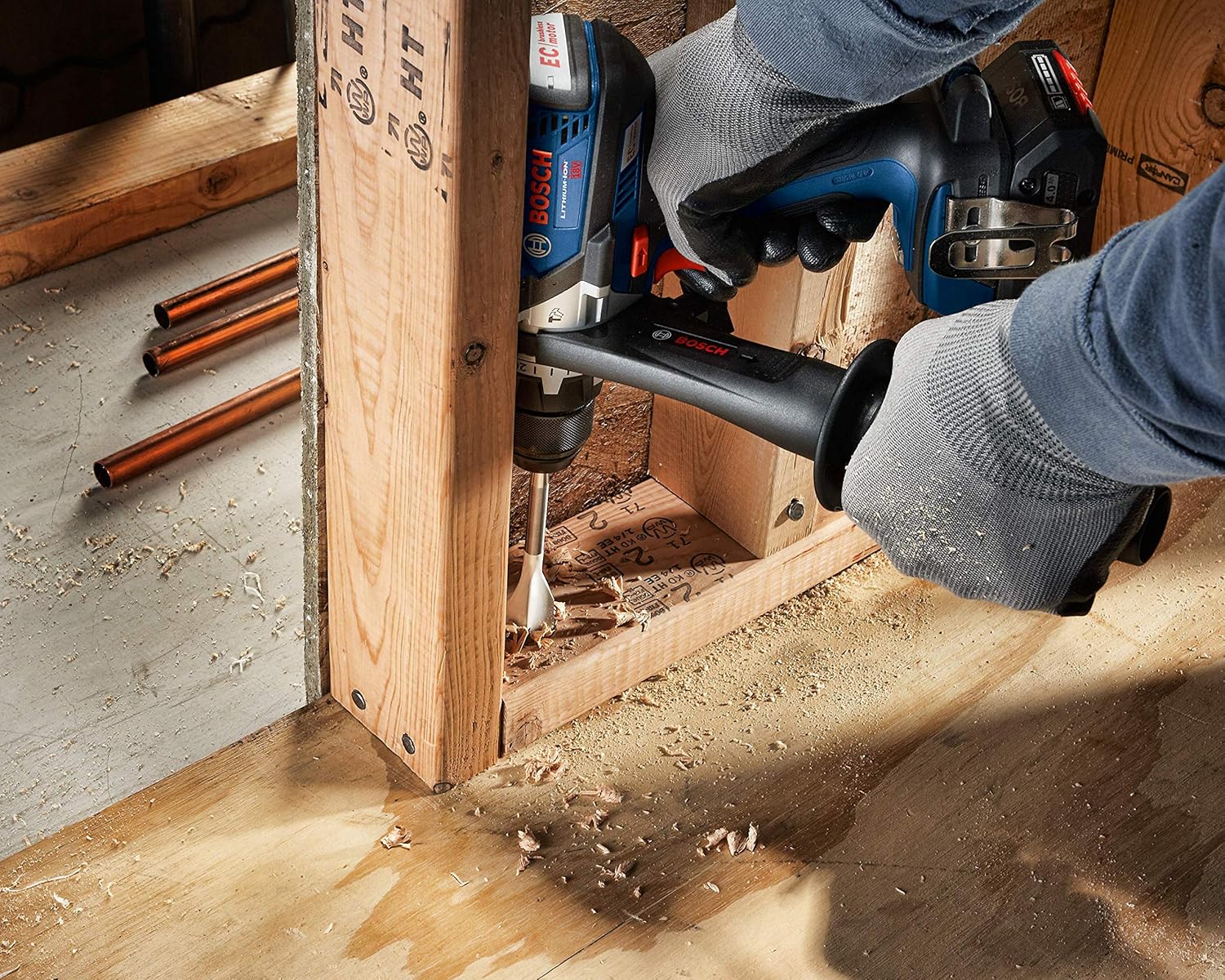 Bosch NS1017 1-1/4 in. x 6 in. Nail Strike Wood-Boring Bit