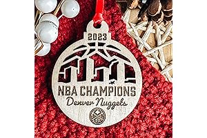 Denver Nuggets 2022 NBA Championship Christmas Ornament