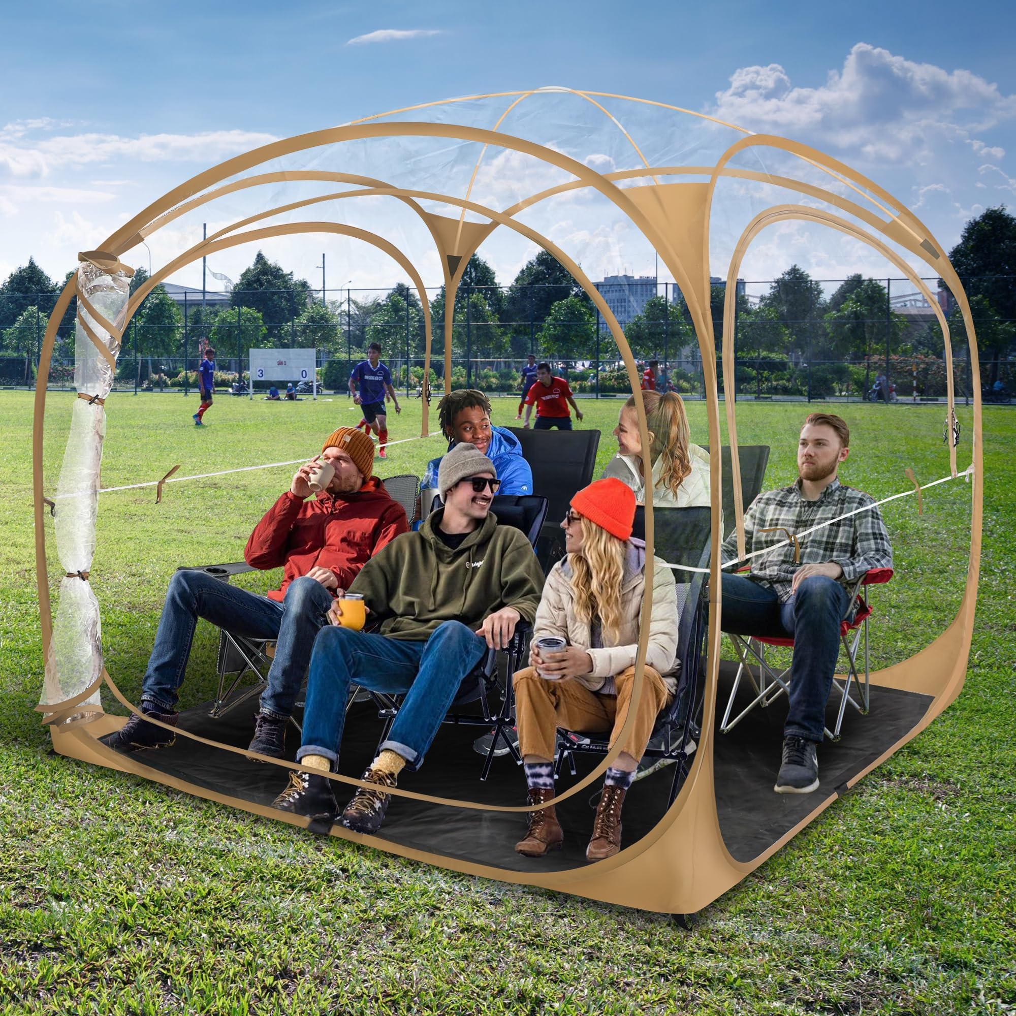 6-Person Pop Up Tent, Weather Pod for Sports & Outdoors