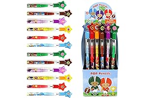 TINYMILLS 24 Pcs NFL Football Stackable Push Pencils Bulk for Boys Kids...