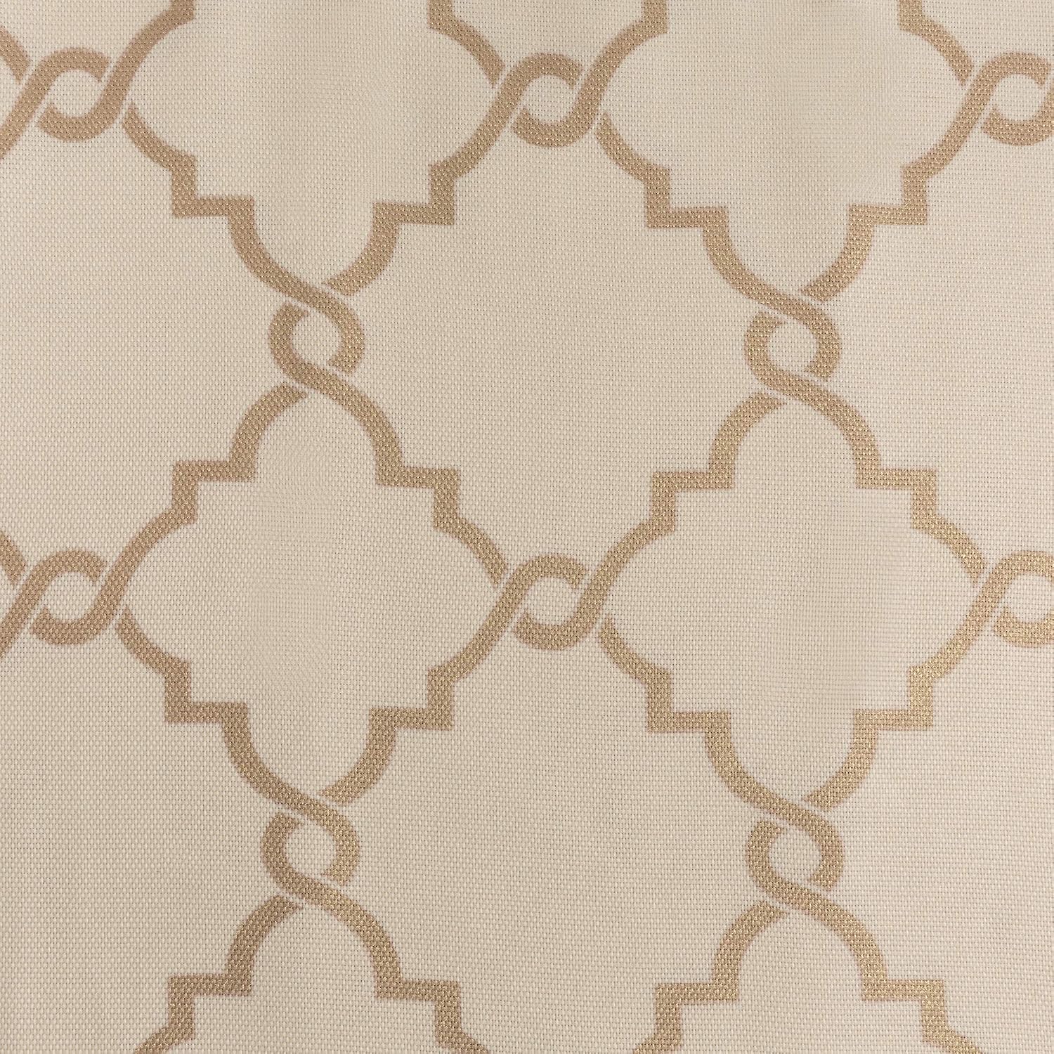 Madison Park Saratoga Window Curtain Light Filtering Fretwork Print 1 Panel Grommet Top Drapes/Valance for Living Room Bedroom and Dorm 50x108 - Image 4