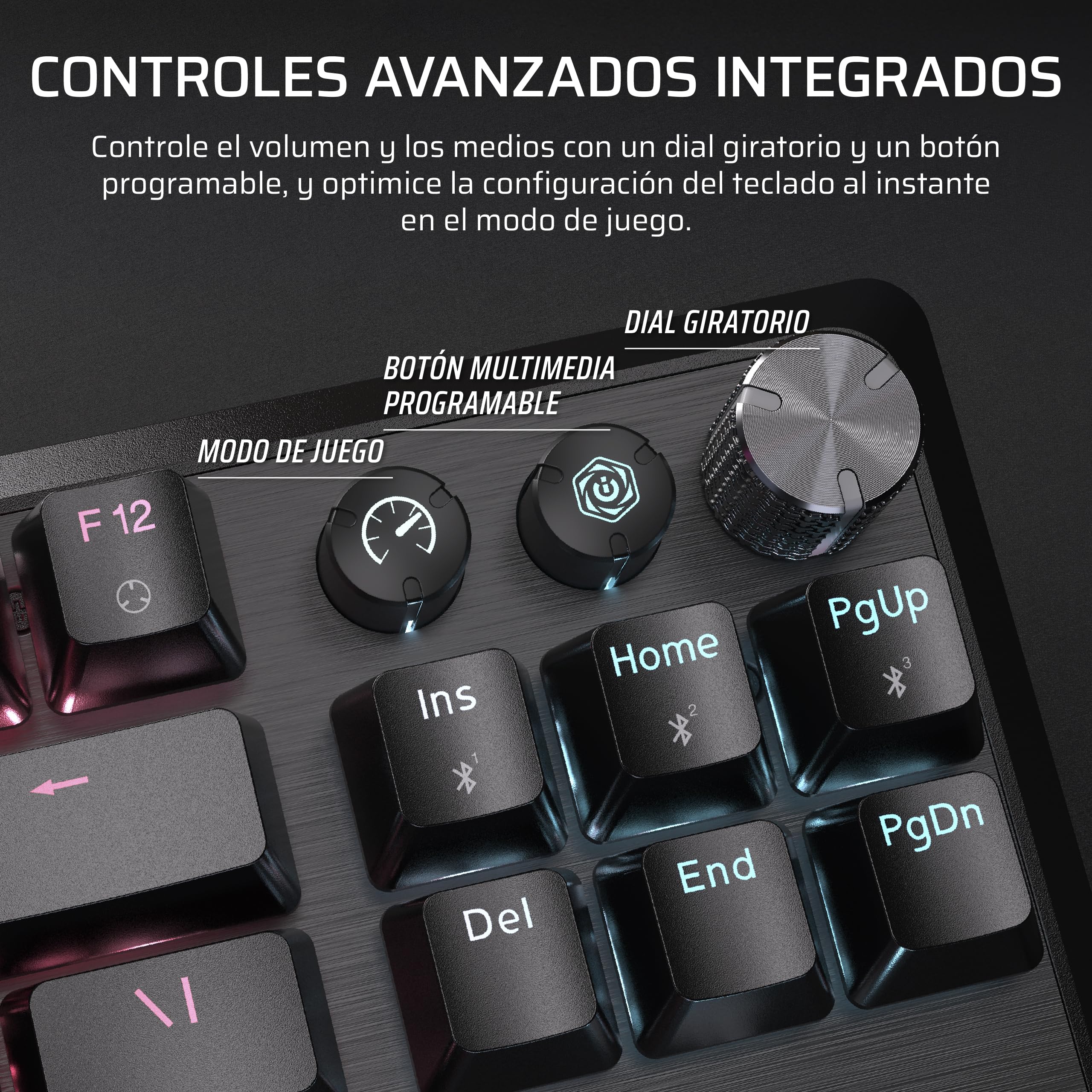Corsair K70 Core TKL Wireless RGB Teclado Tenkeyless para Juegos – Negro | QWERTY ES, Mecánico, Interruptores Lineales CORSAIR MLX Red v2 Prelubricados, SOCD, Amortiguación Acústica, Tapas de ABS