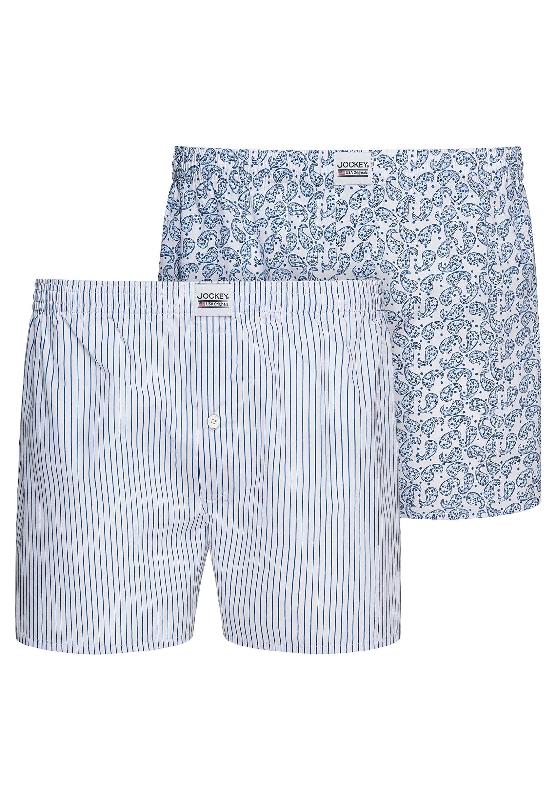 Jockey® Everyday Woven Boxer 2-Pack, White, 3XL
