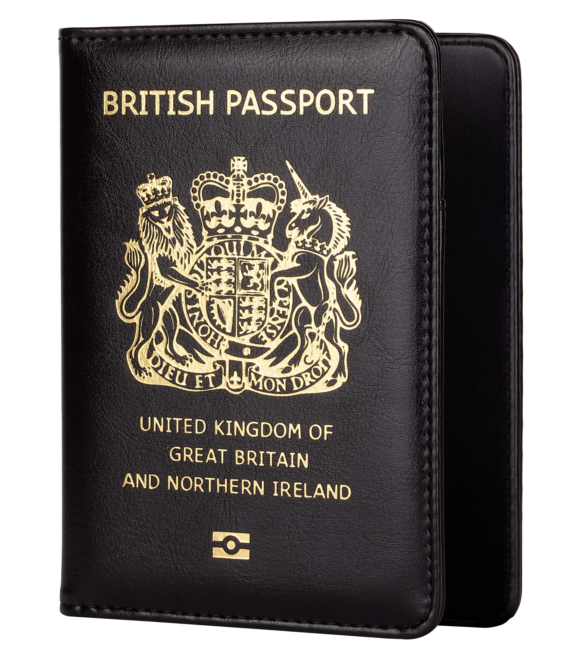UK Passport Cover | Holders | Protector | Black | British | Wallet Brexit