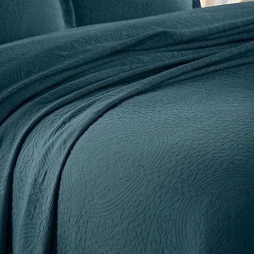 Miniatura 5 de Superior Juego de colcha de algodón con diseño de flor de lis, mantas cálidas, ropa de cama para todas las estaciones, decoración de dormitorio,