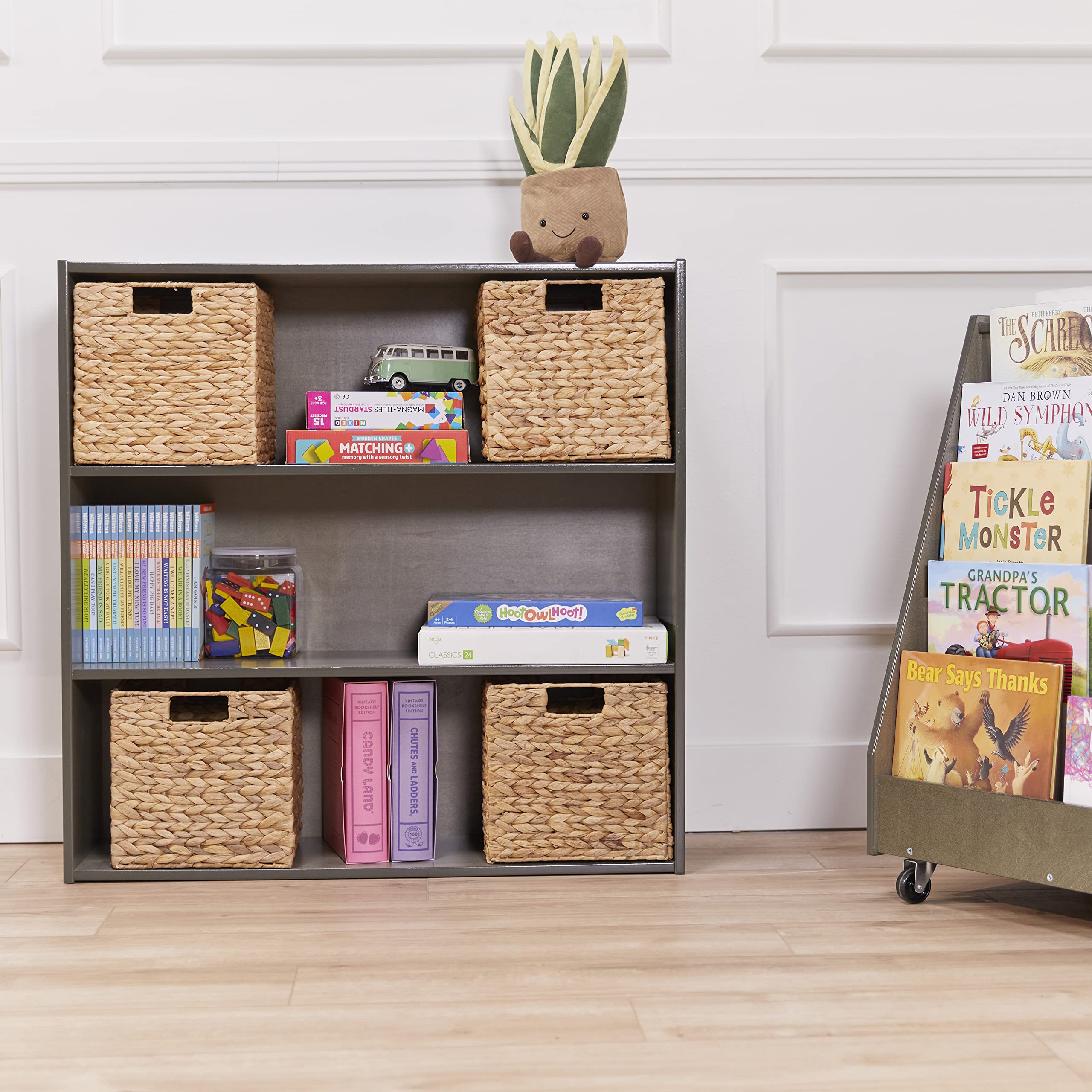 Amazon.com: ECR4Kids Streamline 3-Shelf Storage Cabinet, 36in