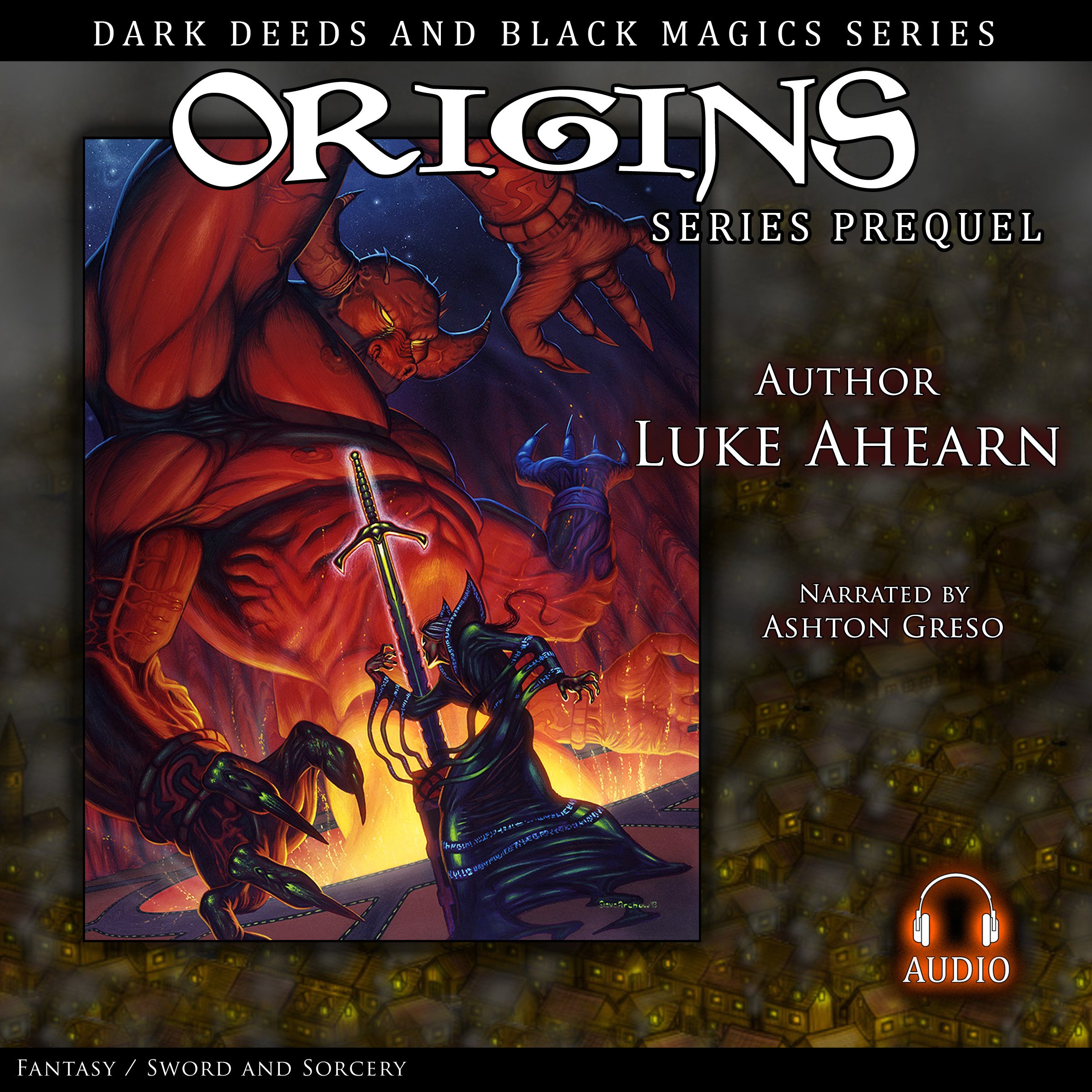 Cover art for Origins: Prequel to the Dark Deeds and Black Magics Series