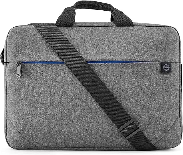 HP Prelude, Borsa a tracolla per Notebook fino a 15,6” e Tablet, con Tasche e Divisori Interni Imbottiti, Dotata di Cover Impermeabile, Realizzata con Materiale Riciclato, Grigia