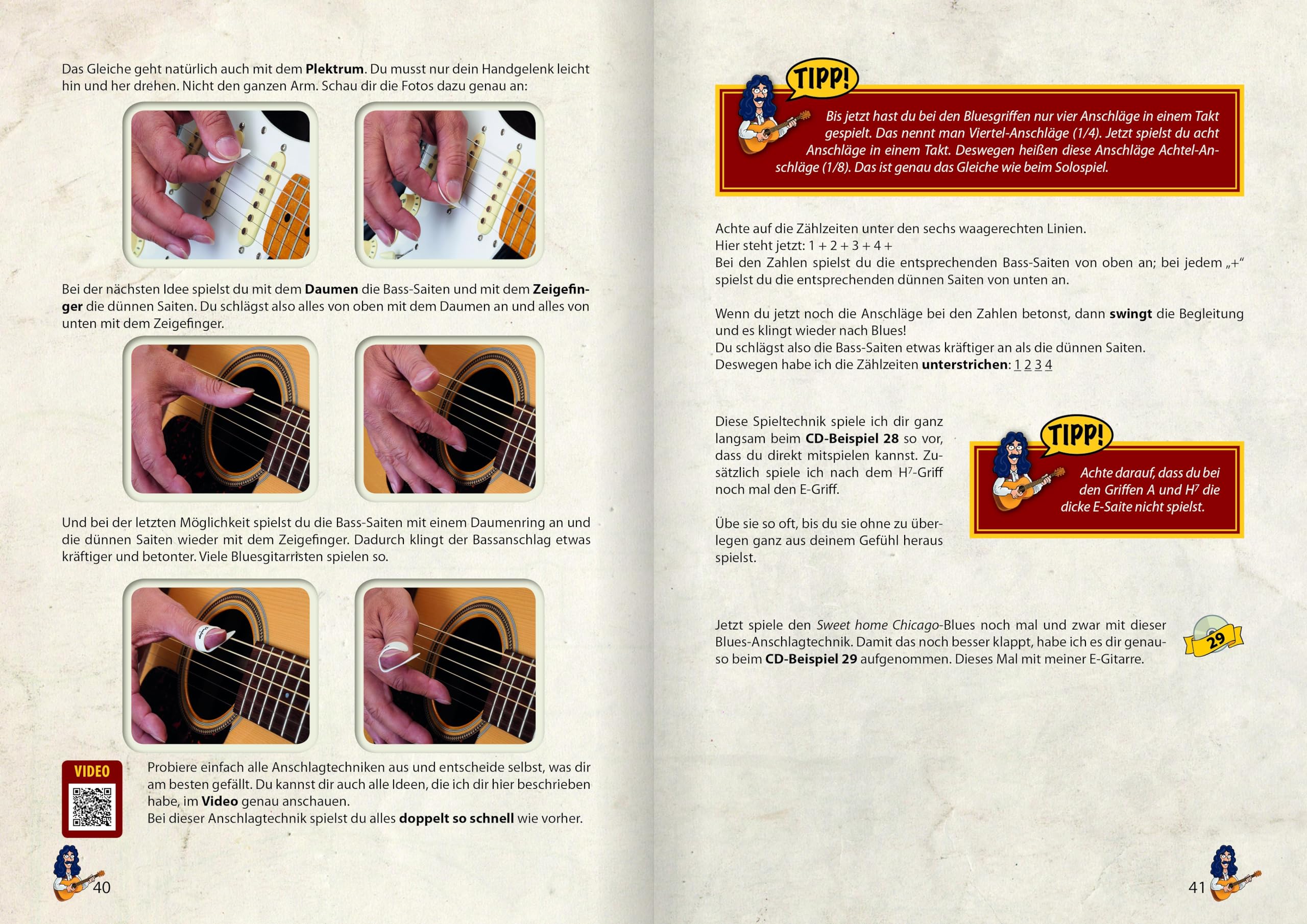 Peter Bursch's Blues-Gitarrenbuch. Von null an, leichter geht es nicht! (mit CD+Online-Videos): Von null an, leichter geht es nicht! Mit Online-Audio-Tracks und -Videos!
