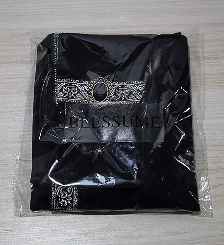 Miniatura 7 de BLESSUME Mantel de tarot de altar para lectura con bolsa negra