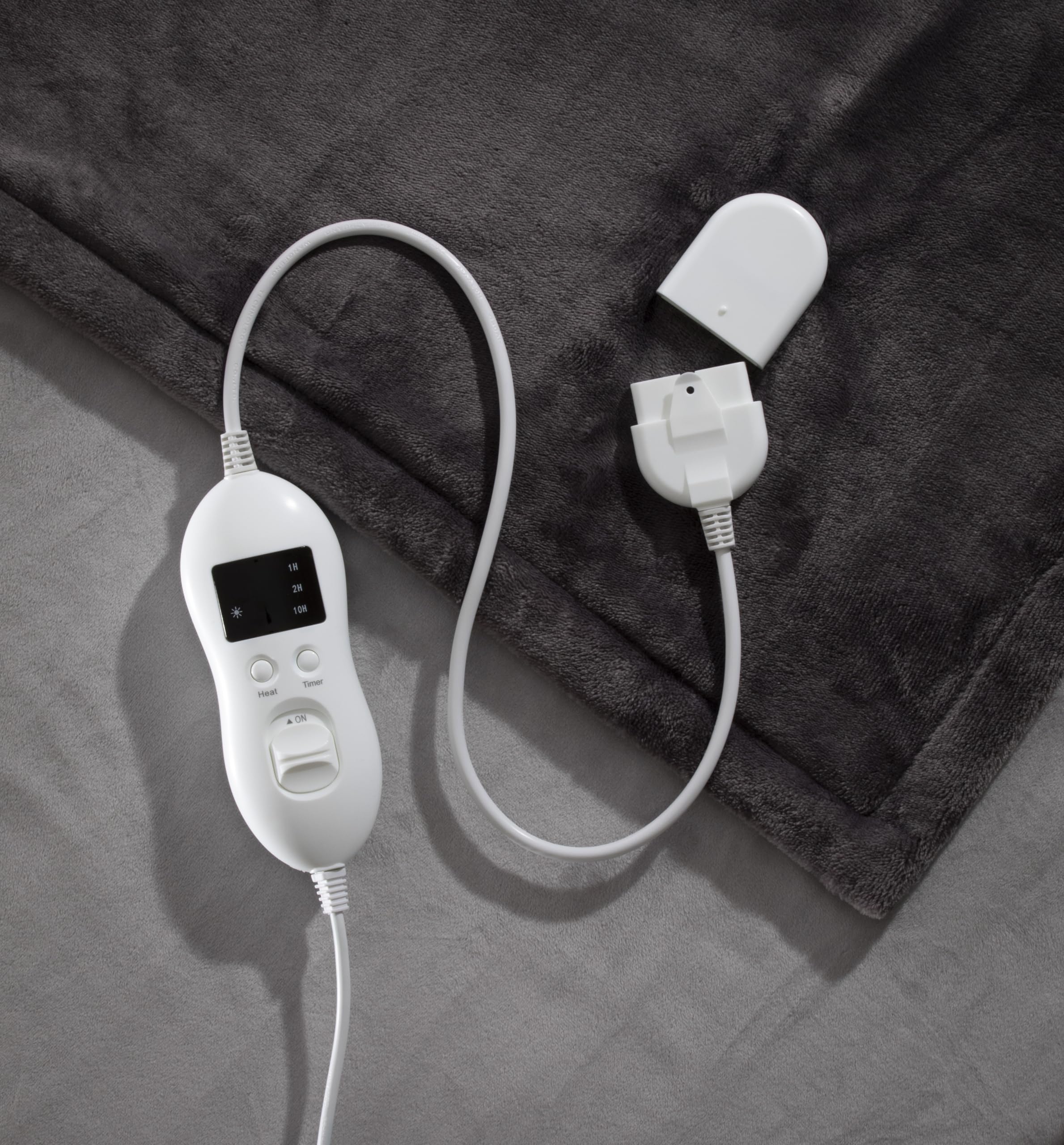 Daewoo Dreamz, coperta riscaldata, timer da 10 ore, 9 impostazioni di calore, lavabile in lavatrice, controller staccabile, morbido pile di flanella, completa personalizzabilità e comfort in un