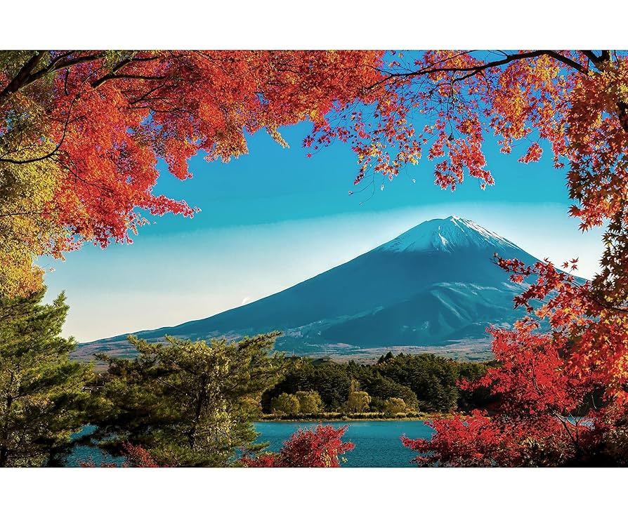 masapokisetuフィールド Amazon.com: Mount Fuji in Autumn Japanese Landmark Jigsaw
