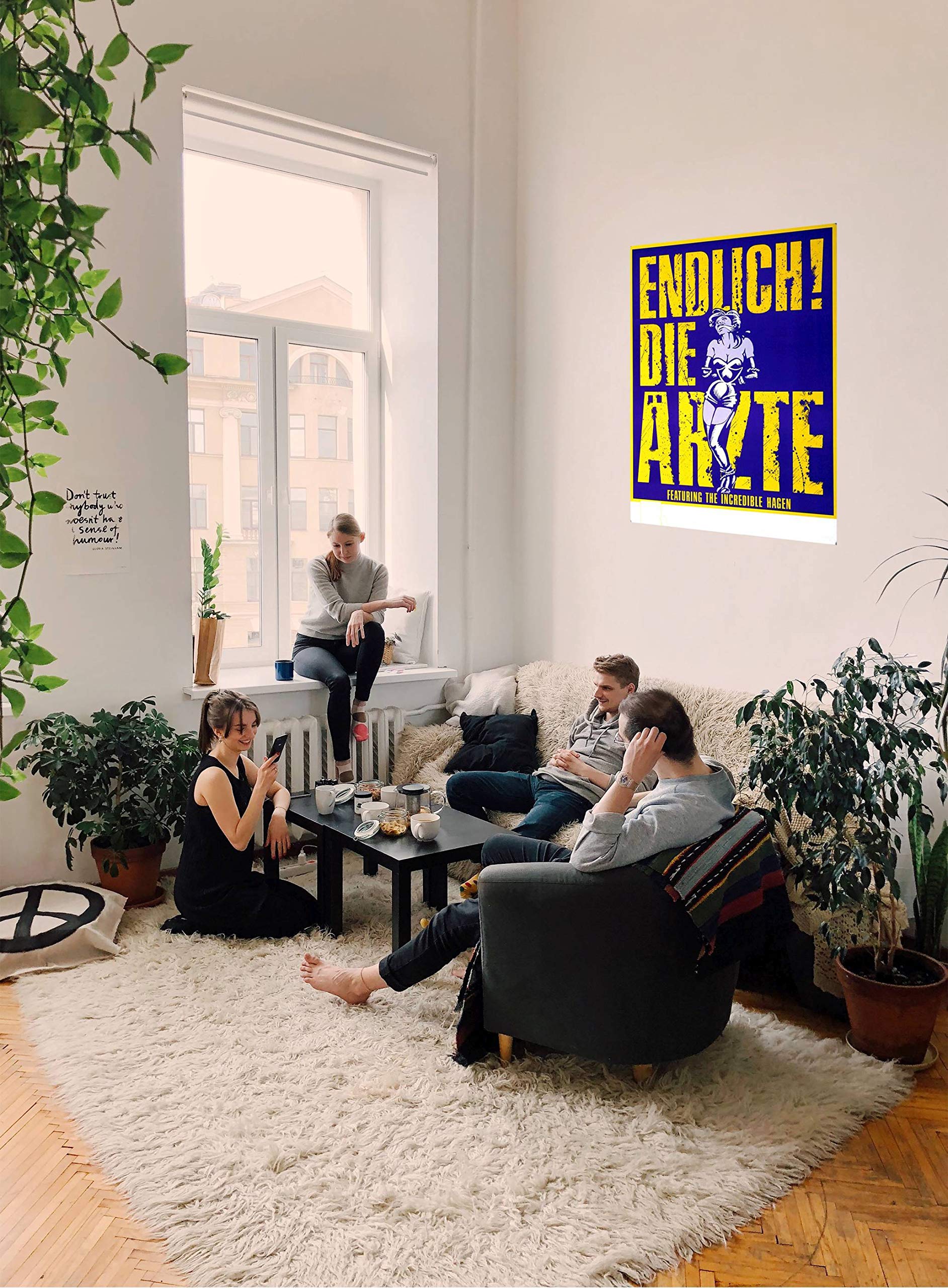 Premium Poster/Plakat | DIN A1 | Live Konzert Veranstaltung » Die Ärzte - Endlich, 1992 «